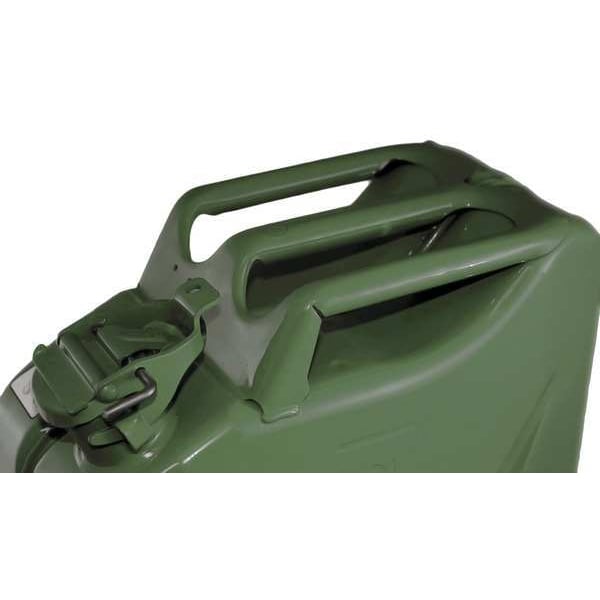 Wavian 2238-10 5.3 Gal Green Cold Rolled Steel Gas Can Gasoline