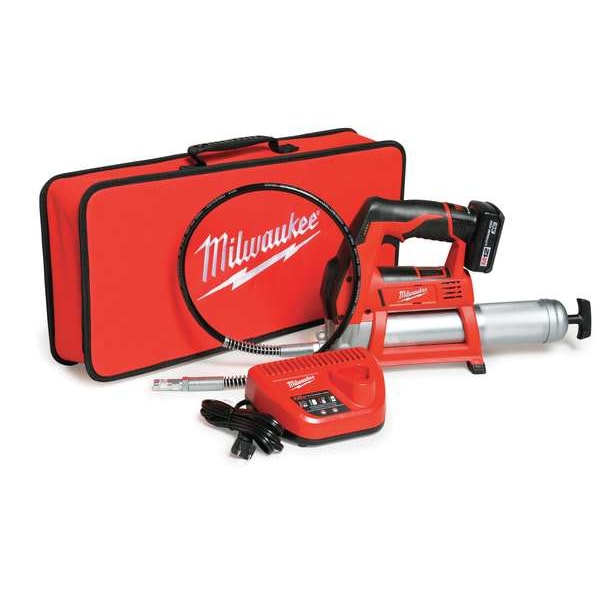 Milwaukee 244621Xc M12™ 12V 8000 Psi Cordless LithiumIon Grease Gun