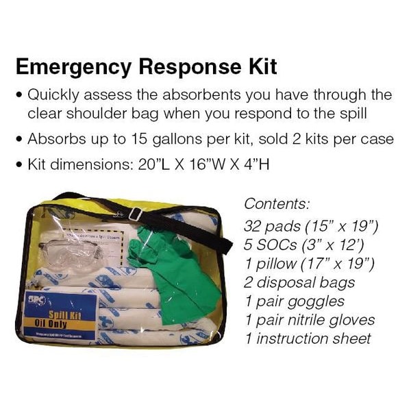 Brady Skh-Cfb Emergency Response Spill Control Kit - Chemical Application