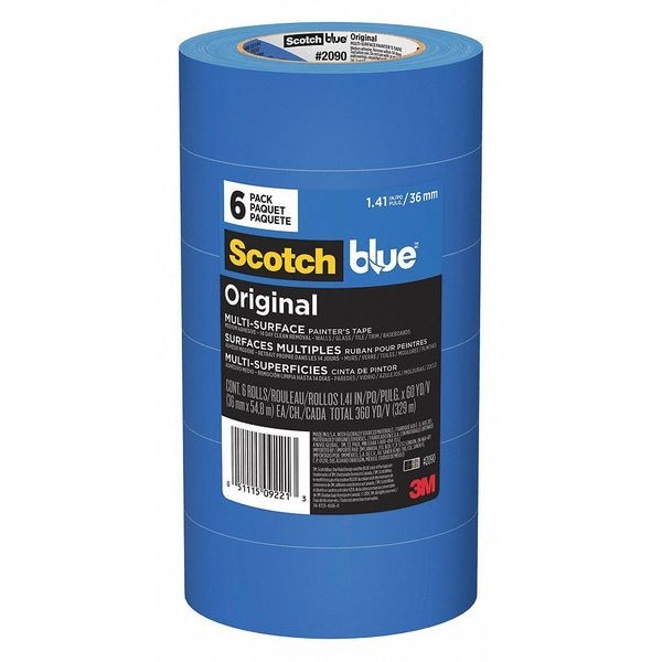 SCOTCHBLUE 2090 Painters Masking Tape,60 yd.,PK6 eBay