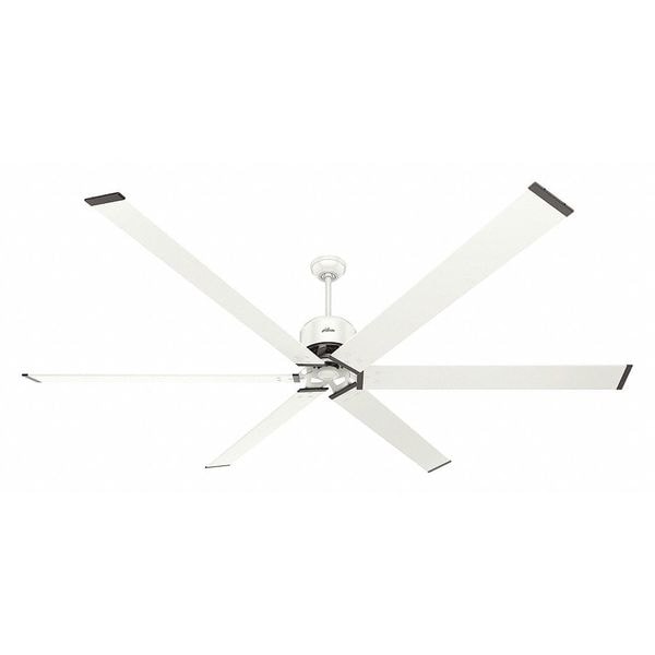 Hunter 59132 Industrial Ceiling Fan 96 Fresh White 87547022078 Ebay