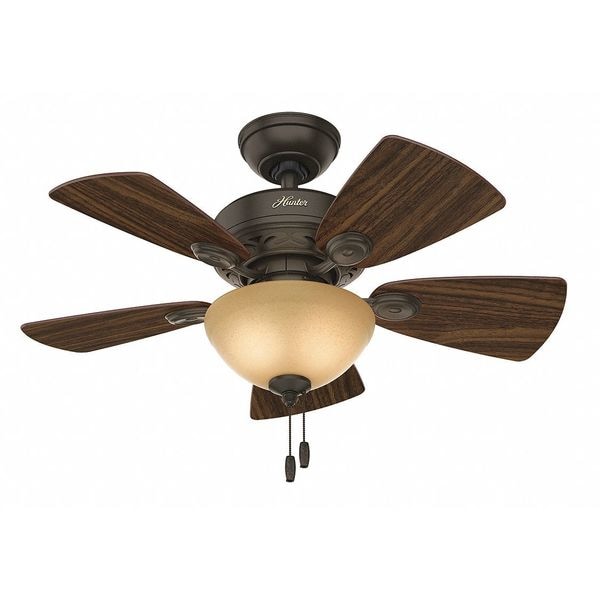 Details About Hunter 52090 Decorative Ceiling Fan 34 Blade Dia 5 Blades Variable Speed