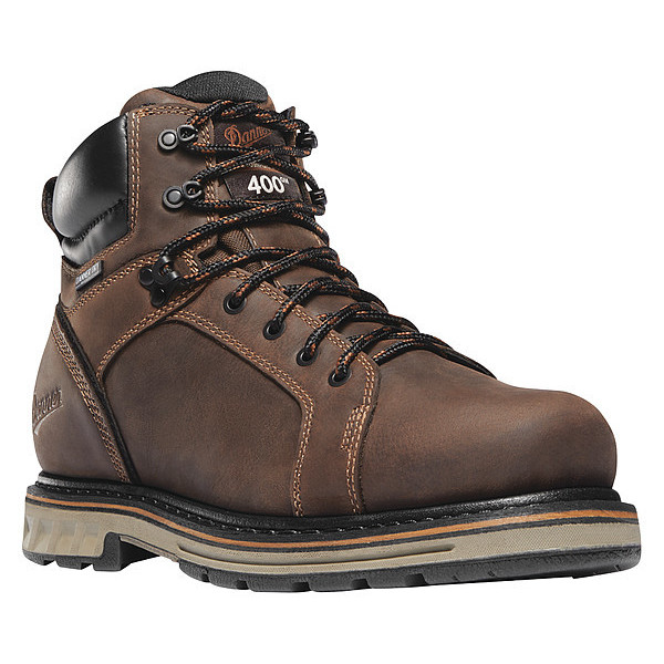 8 Size Men's 6 in Work Boot Steel Work Boot , Brown/Black -  DANNER, 12533-8EE