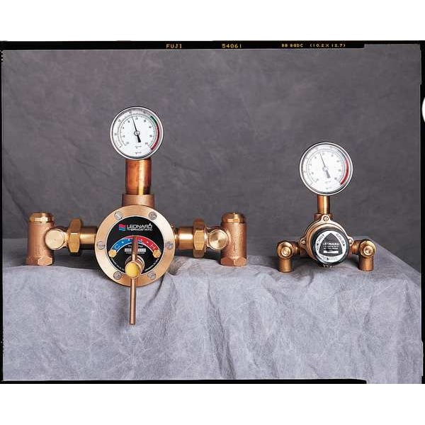 Leonard Valve Tm-800-Lf Emergency Mixing Valve,Bronze,1 In.Npt