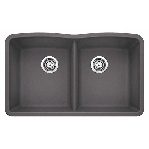 Blanco 441470 Diamond Undermount Double Bowl Sink Kitchen Sink For